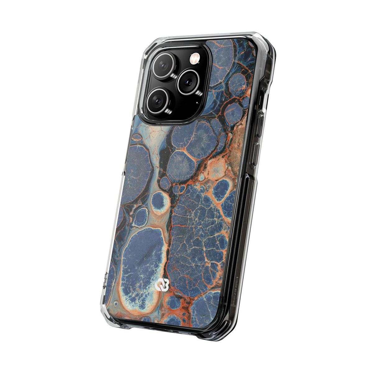 Astral Orb Resonance · Clear Impact Magnetic Phone Case for iPhone · Blue