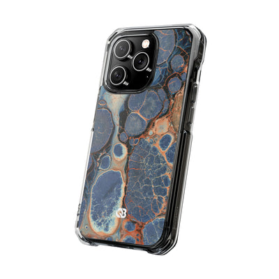 Astral Orb Resonance · Clear Impact Magnetic Phone Case for iPhone · Blue