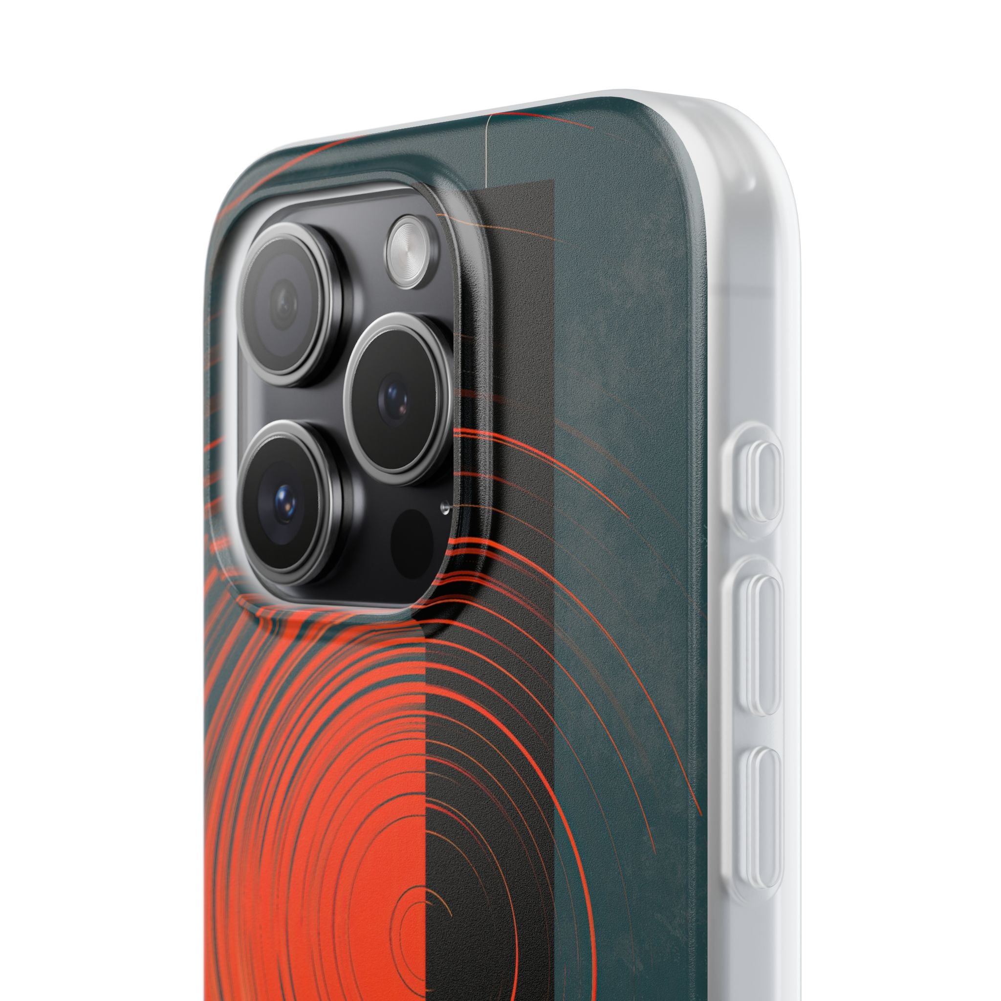 Teal Lite Phone Case for iPhone - Burnt Slate Radial