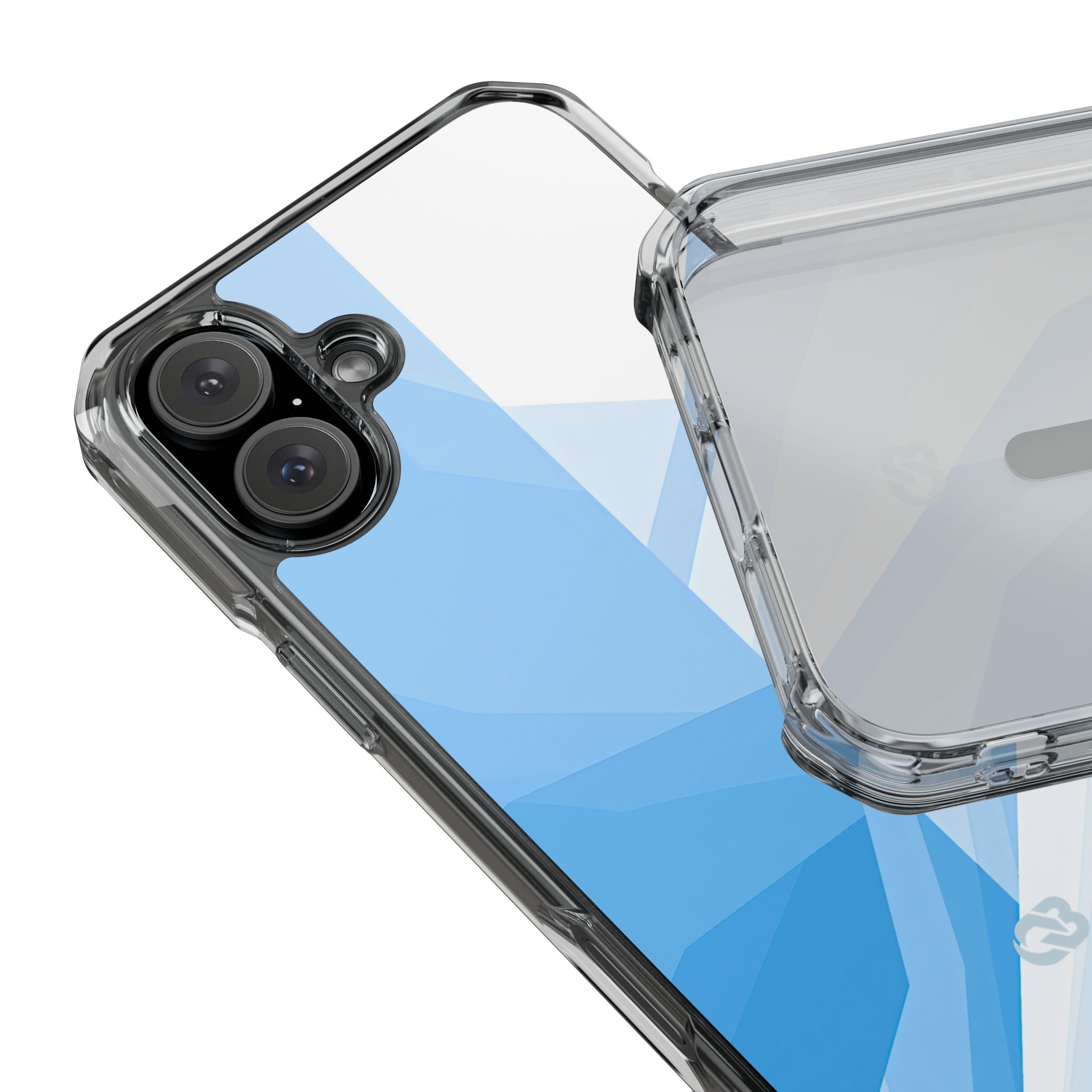Blue Impact MagSafe Phone Case for iPhone - Arctic Glacial Ridge