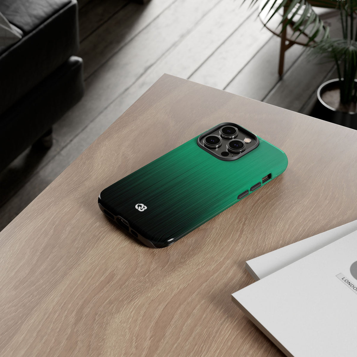 Emerald Cascade · Tough Phone Case for iPhone · Green
