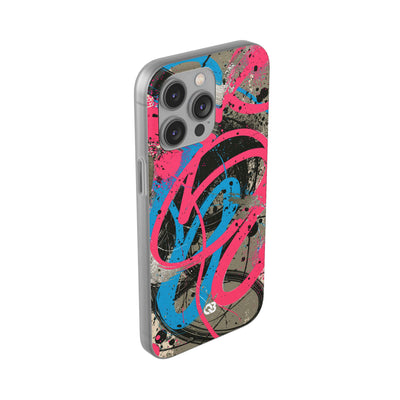 Cyber Splatter Flow · Lite Phone Case for iPhone ·  Pink