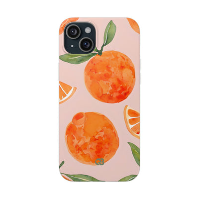 Sunkissed Orange Harvest · Soft Case na telefon dla iPhone