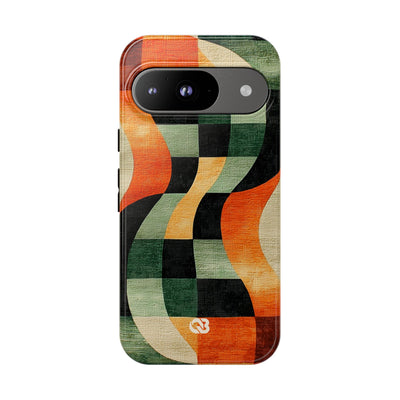 Burnt Orange Curve · Tough Phone Case for Google Pixel