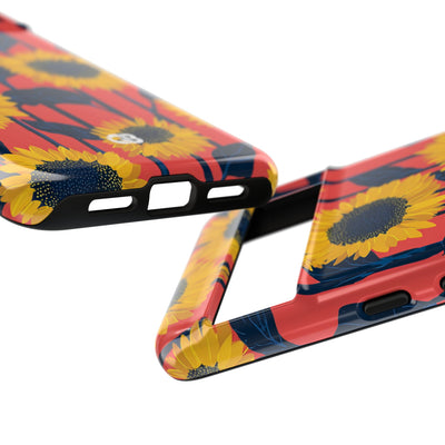 Solar Navy Bloom · Tough Phone Case for Google Pixel