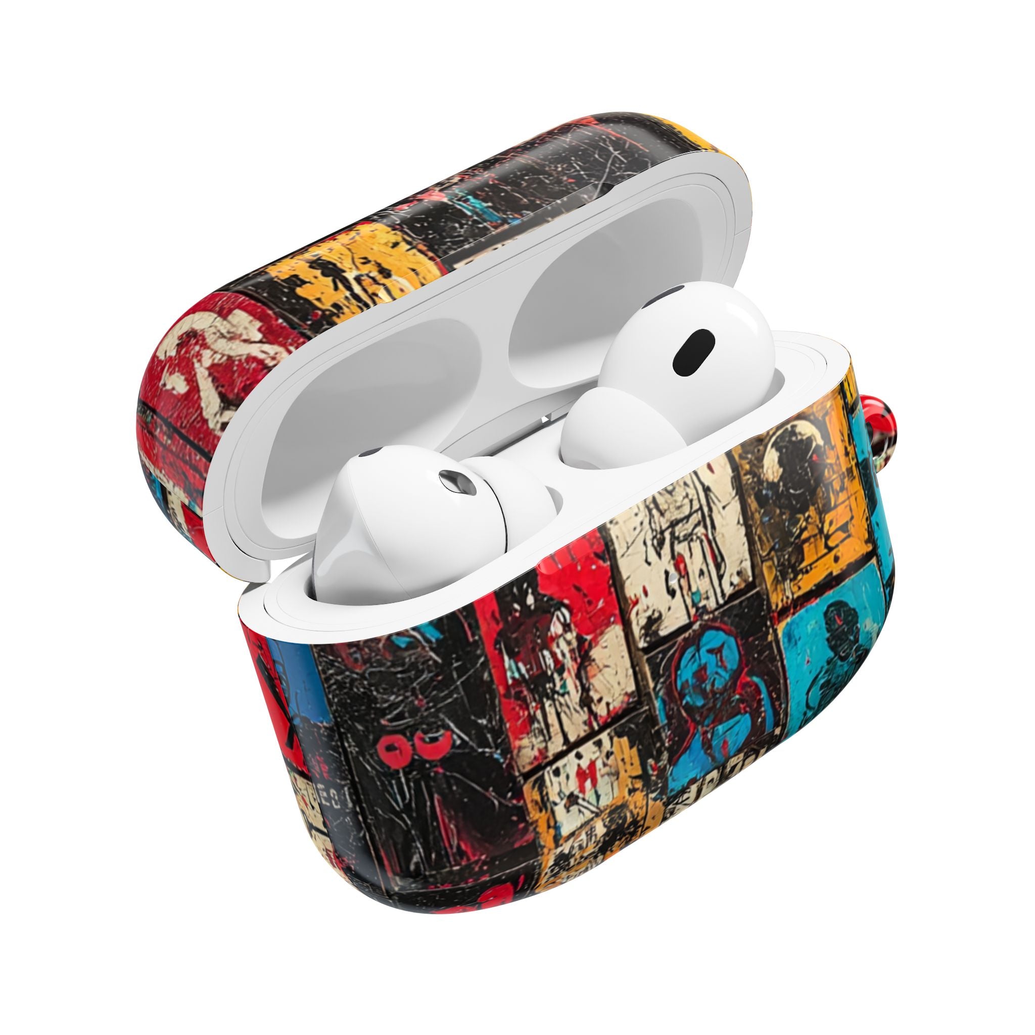 Portret Raster Crimson - AirPods Case