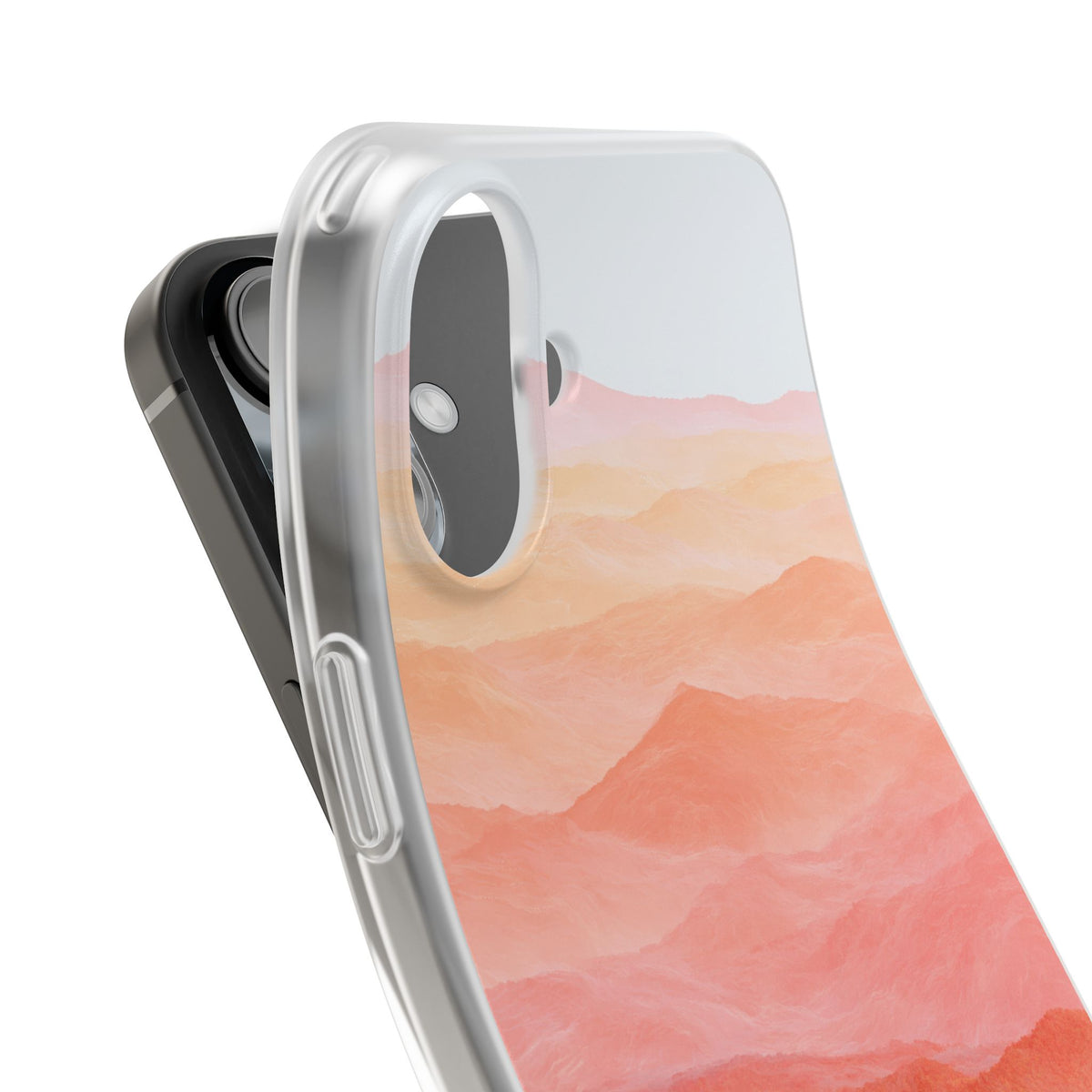 Alpenglow Ridge Vista · Lite Phone Case for iPhone ·  Orange