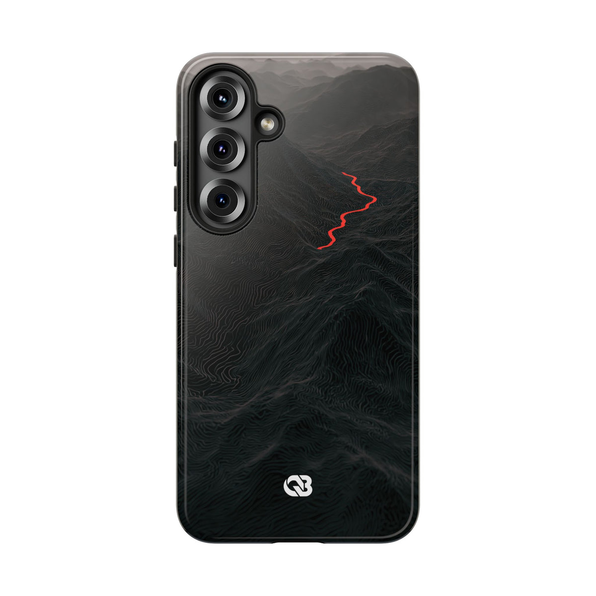 Crimson Ridge Pass · Tough Phone Case for Samsung · Black