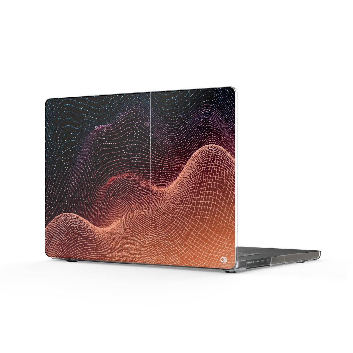 Spectral Elevation · Clear Hard Case for MacBook · Orange