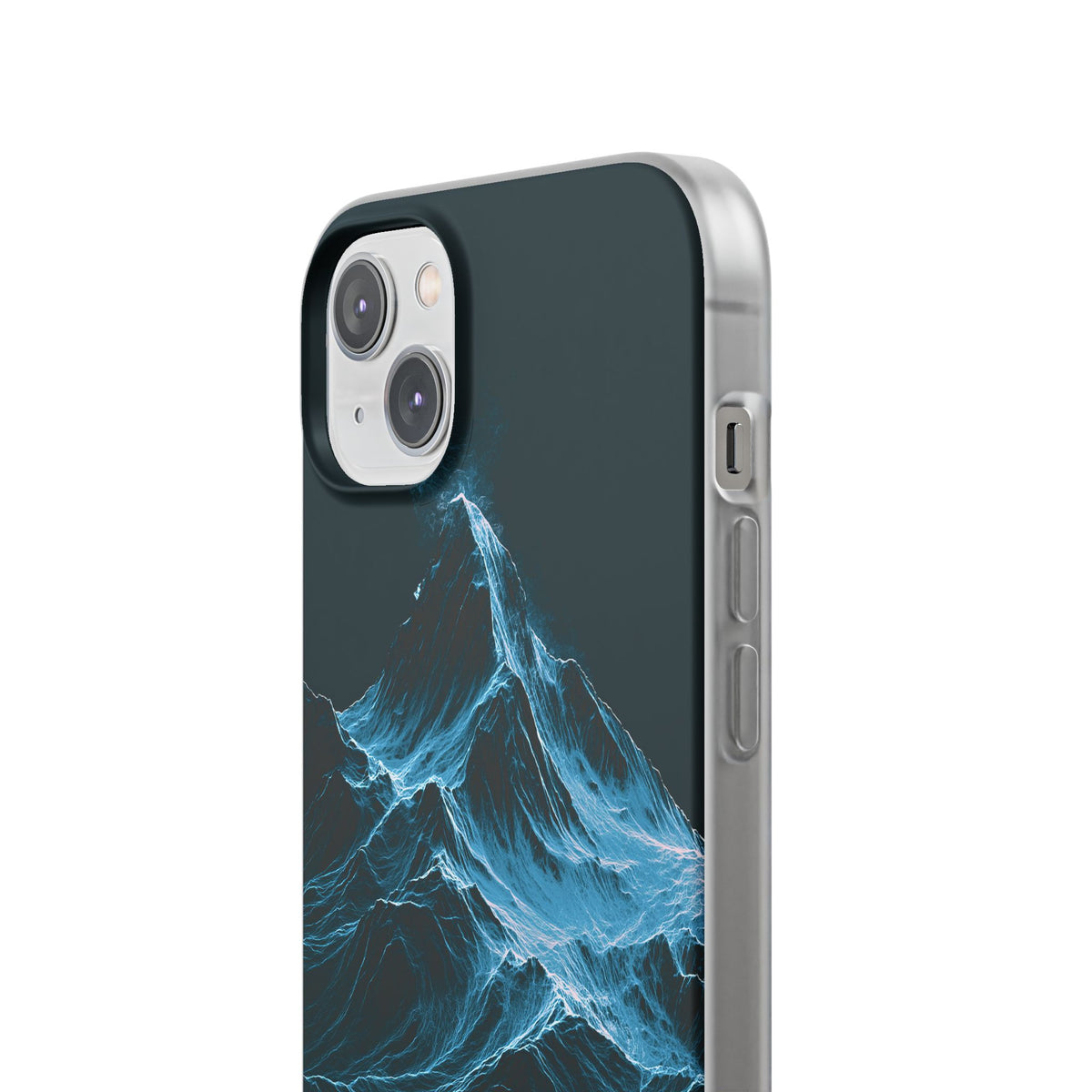 Nordic Frost Peak · Lite Phone Case for iPhone ·  Blue