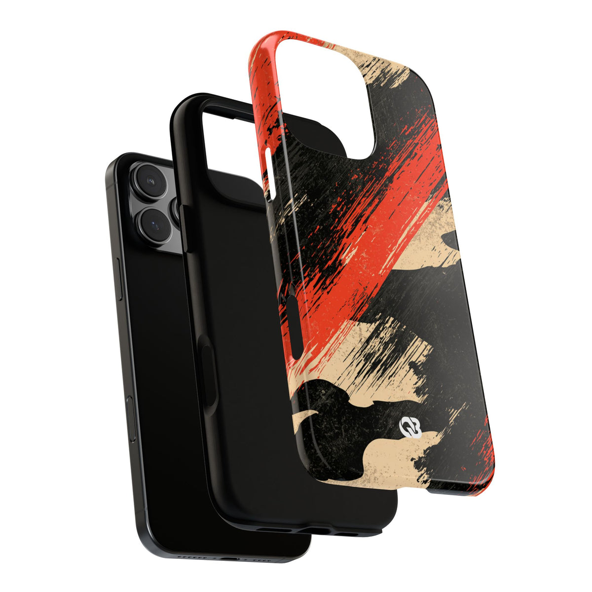 Urban Slash Camo · Tough Phone Case for iPhone · Black