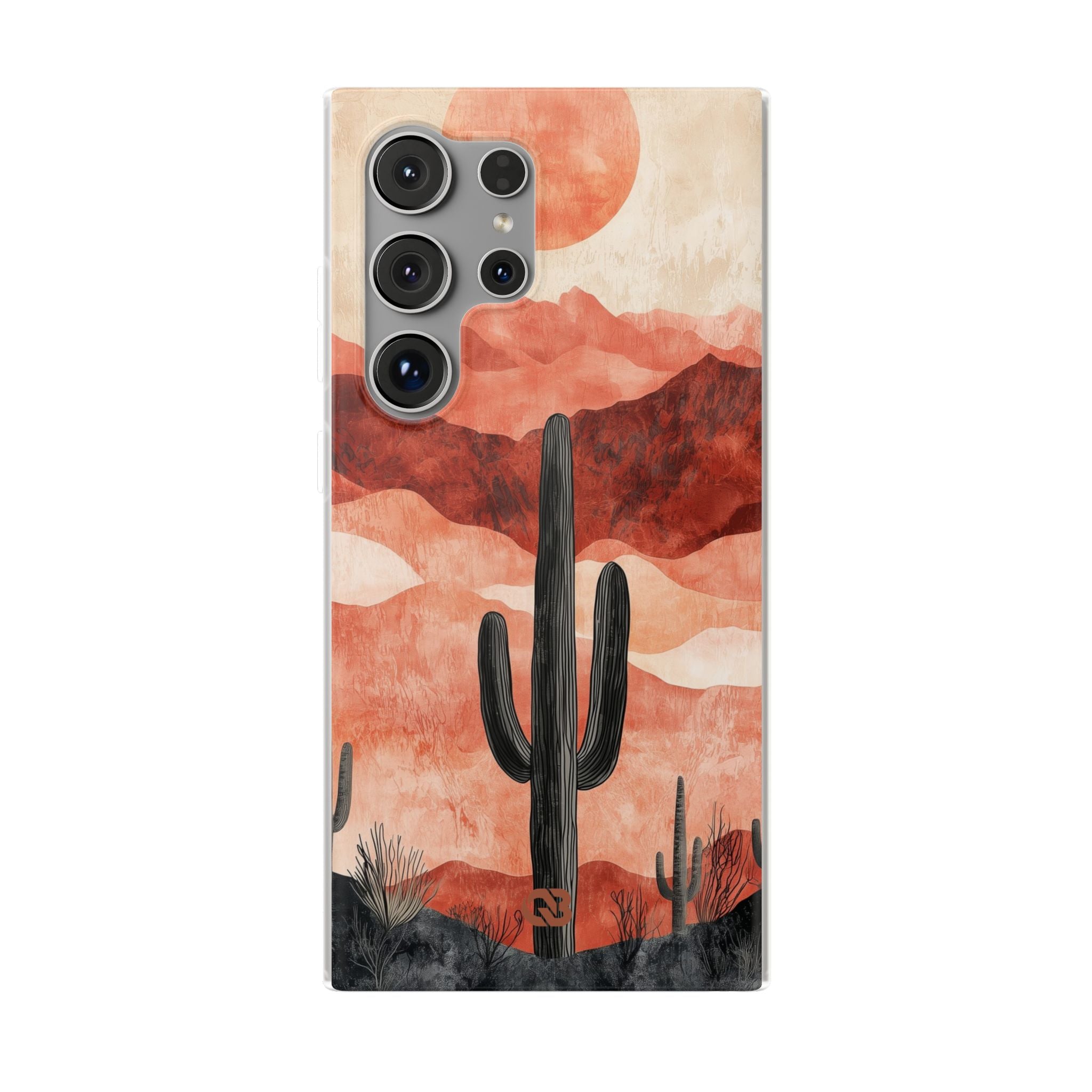Terracotta Desert Sun · Soft Phone Case for Samsung
