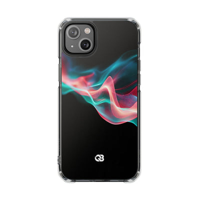 Digital Frequency · Clear Impact Magnetic Phone Case for iPhone · Black
