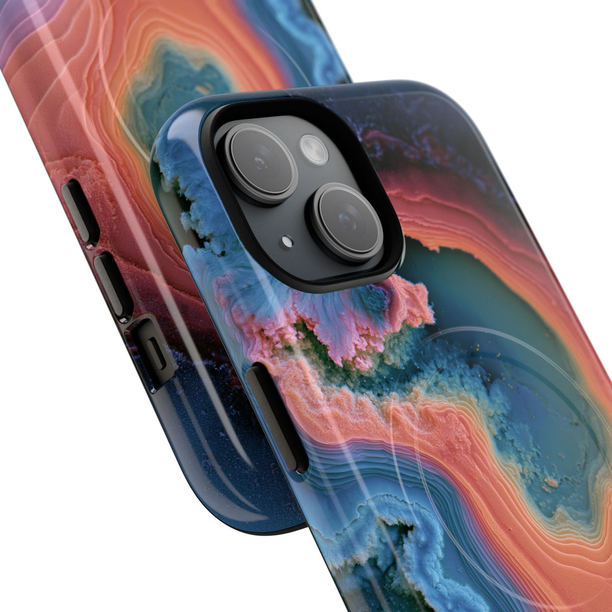 Luminous Resonance · Tough 2.0 Magnetic Phone Case for iPhone · Blue