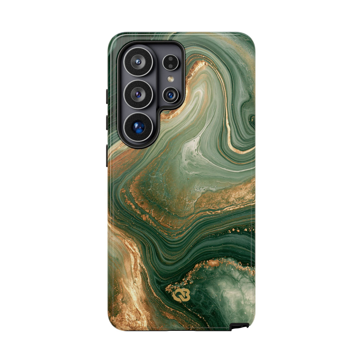 Jade Suminagashi · Tough Phone Case for Samsung · Green
