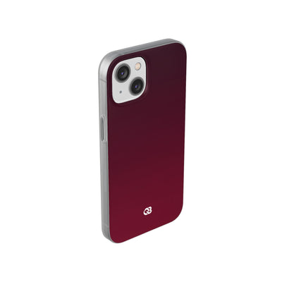 Red Lite Phone Case for iPhone - Deep Sangria Gradient