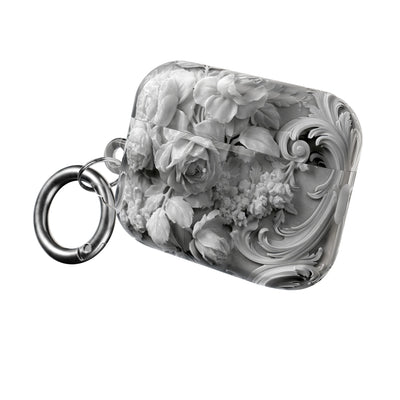Rococo Marble Rose · Hard Case for AirPods & AirPods Pro · White