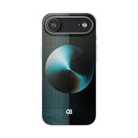 Blue Lite Phone Case for iPhone - Cyan Vector Sphere