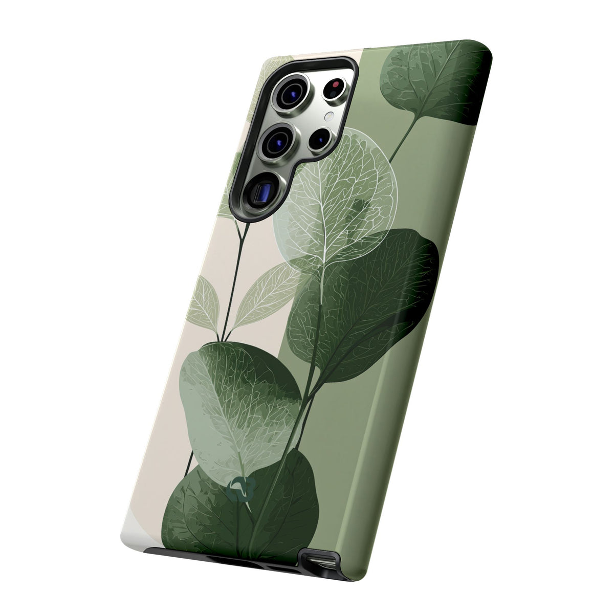 Layered Eucalyptus Study · Tough Phone Case for Samsung · Green