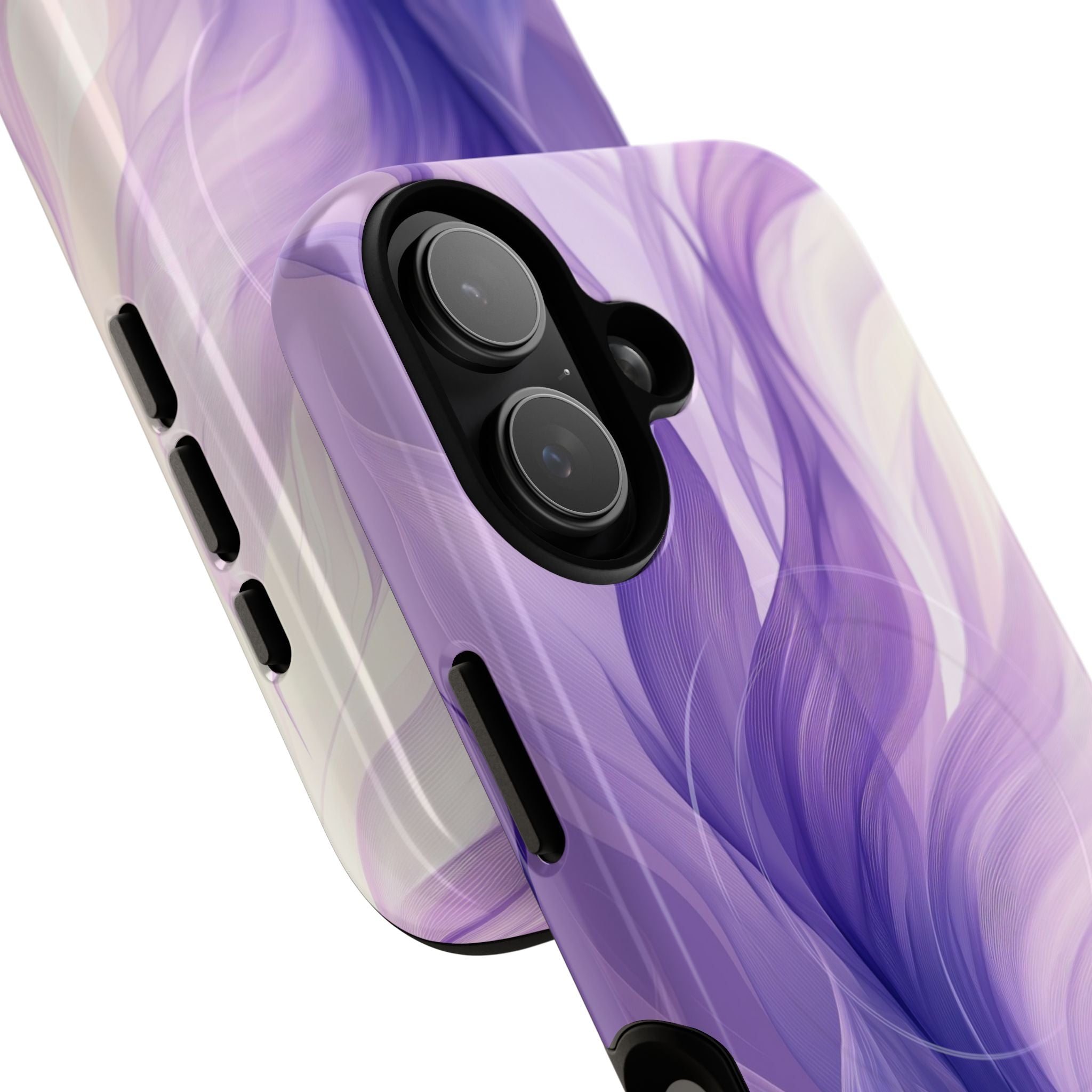 Amethyst Silk Waves · Tough+ Coque de téléphone pour iPhone · Magsafe