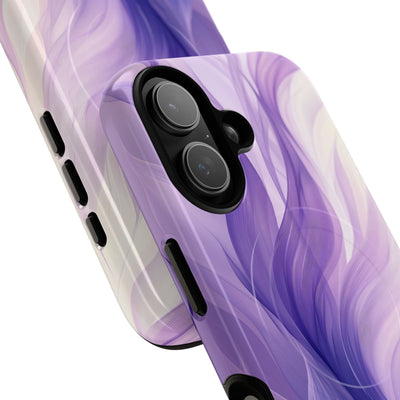 Amethyst Silk Waves · Tough+ Coque de téléphone pour iPhone · Magsafe