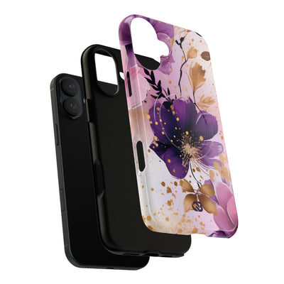 Gilded Violet Bloom · Tough+ Phone Case for iPhone · Magsafe
