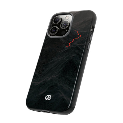 Crimson Ridge Pass · Tough Phone Case for iPhone · Black