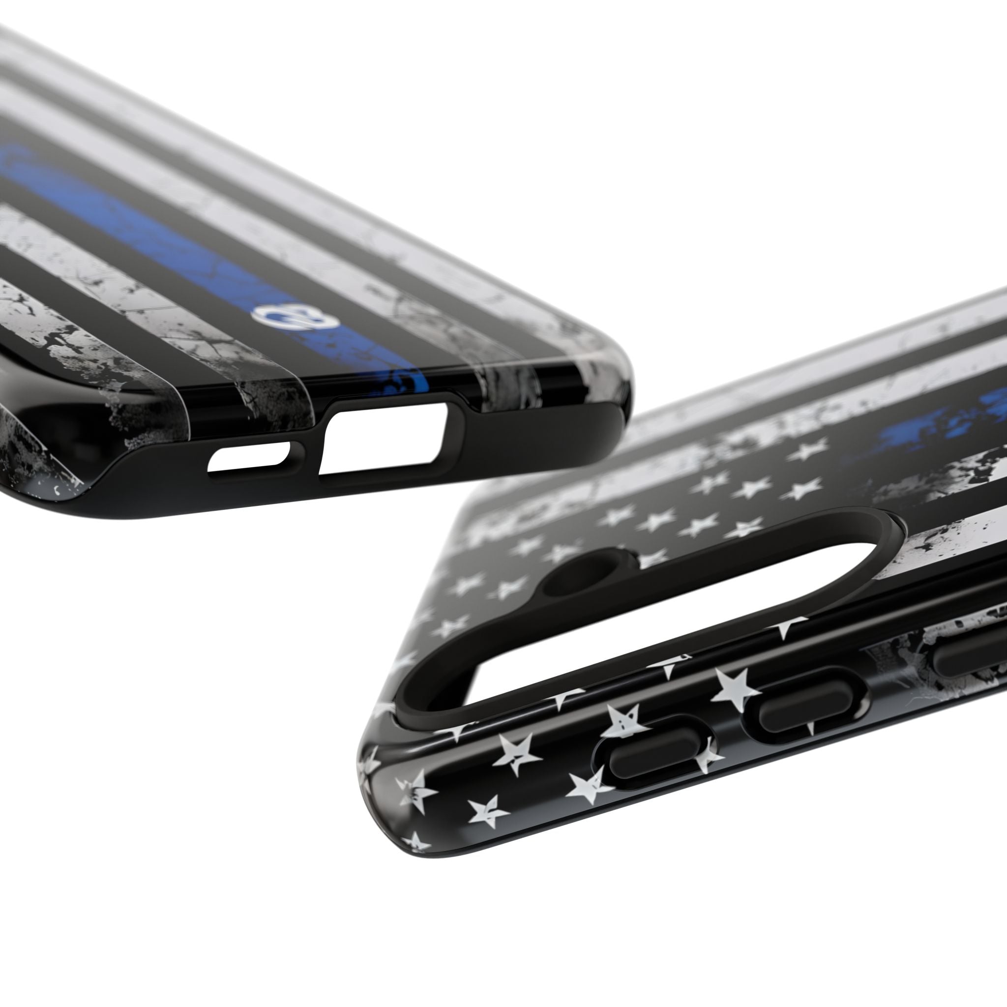 Gritty Cobalt Flag · Tough Handyhülle für Samsung