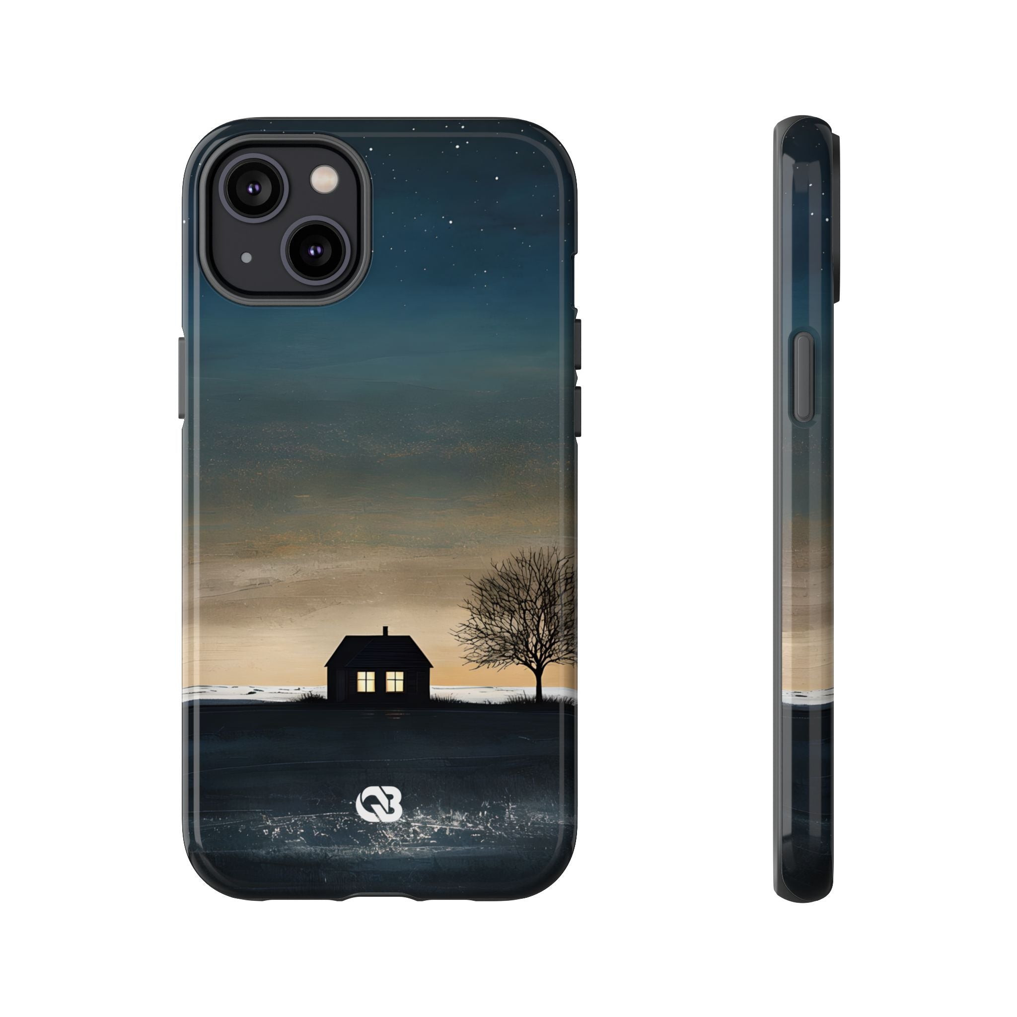 Midnight Cabin Glow · Tough Hoesje voor iPhone