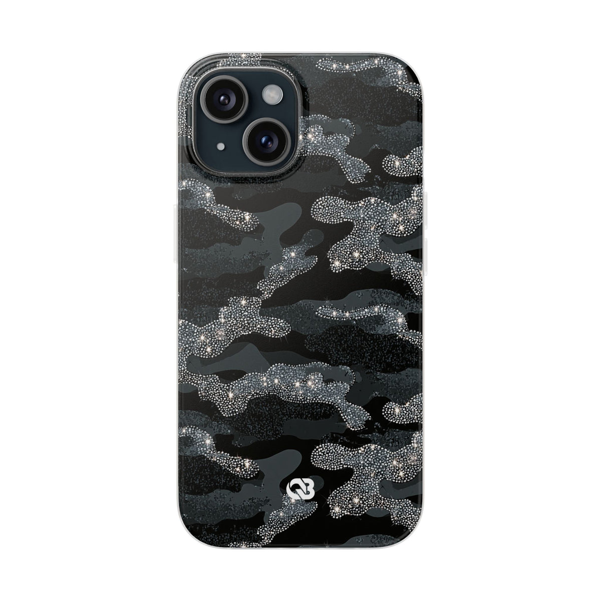 Glitter Shadow Camo · Lite Phone Case for iPhone ·  Black