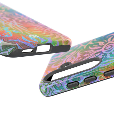 Chromatic Mystic Sigil · Tough Phone Case for Samsung · Blue