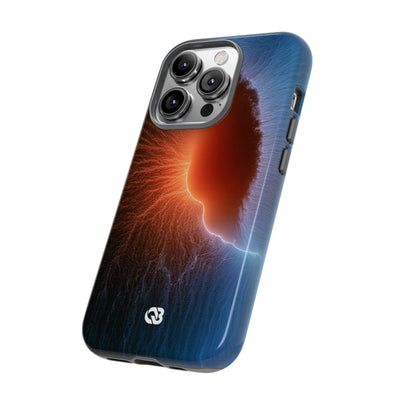 Thermal Aura Pulse · Tough Phone Case for iPhone · Blue
