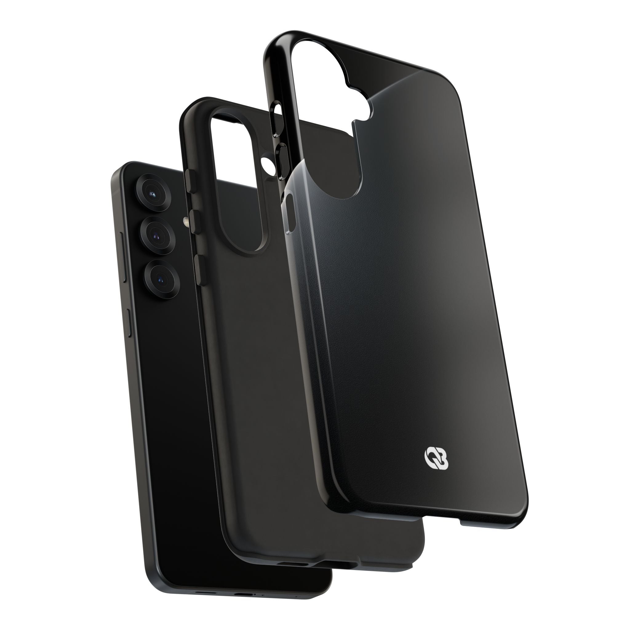 Black Tough Phone Case for Samsung - Obsidian Lunar Arch