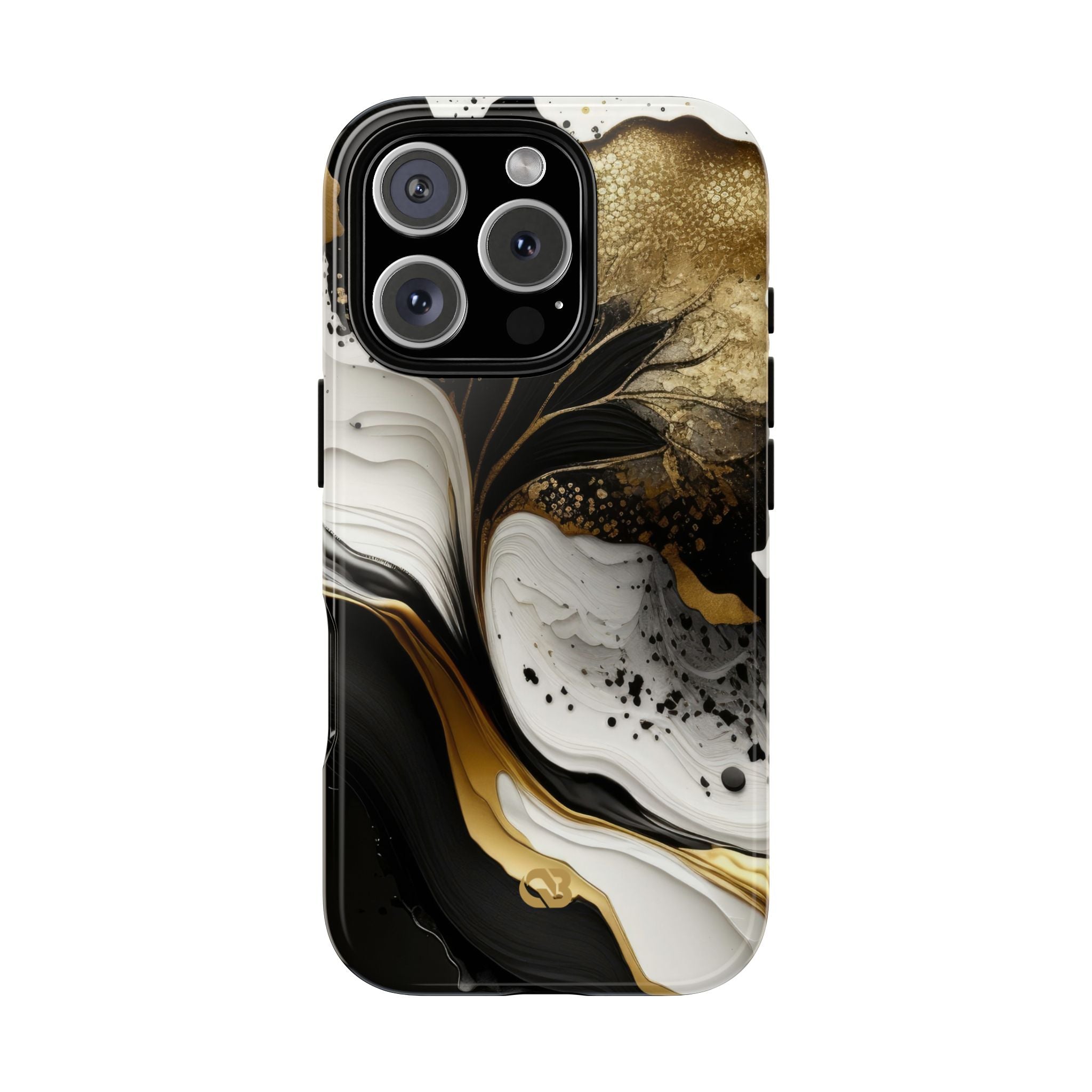 Molten Onyx Gold · Tough Etui na telefon dla iPhone