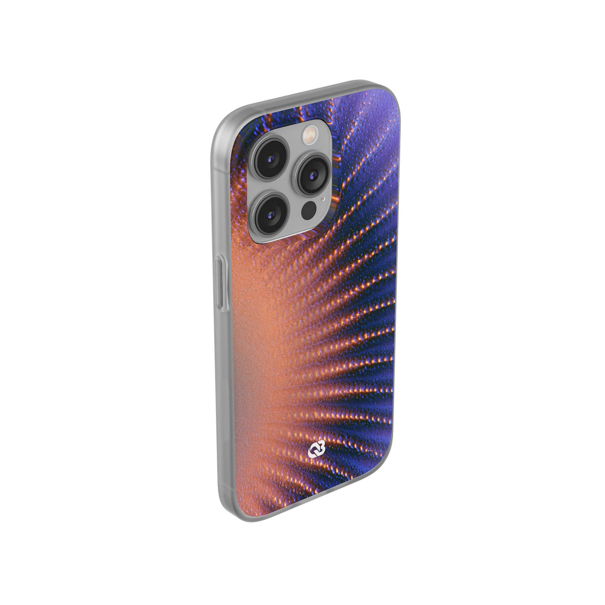 Luminous Aura Burst · Lite Phone Case for iPhone ·  Blue