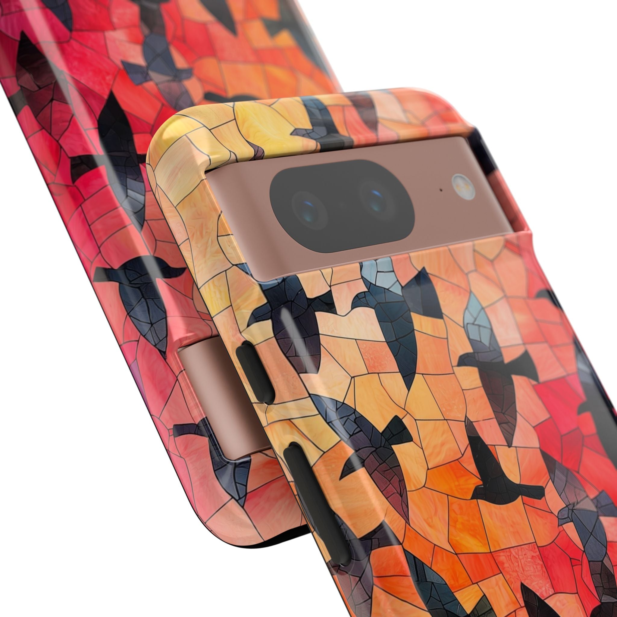 Ember Mosaic Wings · Tough Coque de téléphone pour Google Pixel