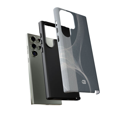 Slate Contour Drift · Tough Phone Case for Samsung · Grey