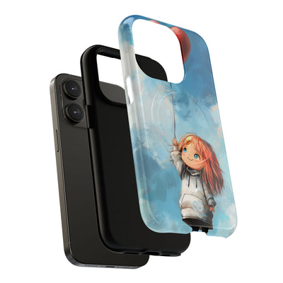 Crimson Heart Sky · Tough+ Coque de téléphone pour iPhone · Magsafe