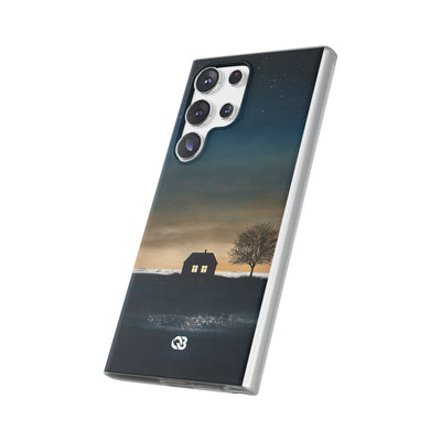 Midnight Cabin Glow · Soft Phone Case for Samsung