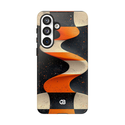 Orange Grit Twist · Tough Phone Case for Samsung