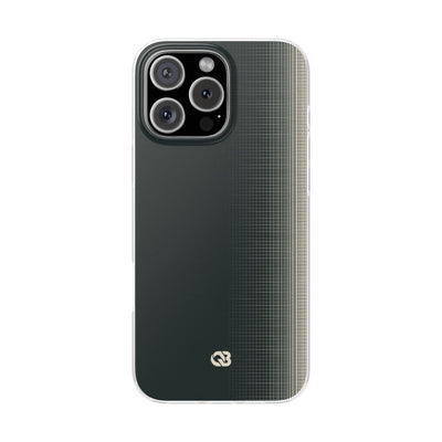 Grey Lite Phone Case for iPhone - Charcoal Tech Grid