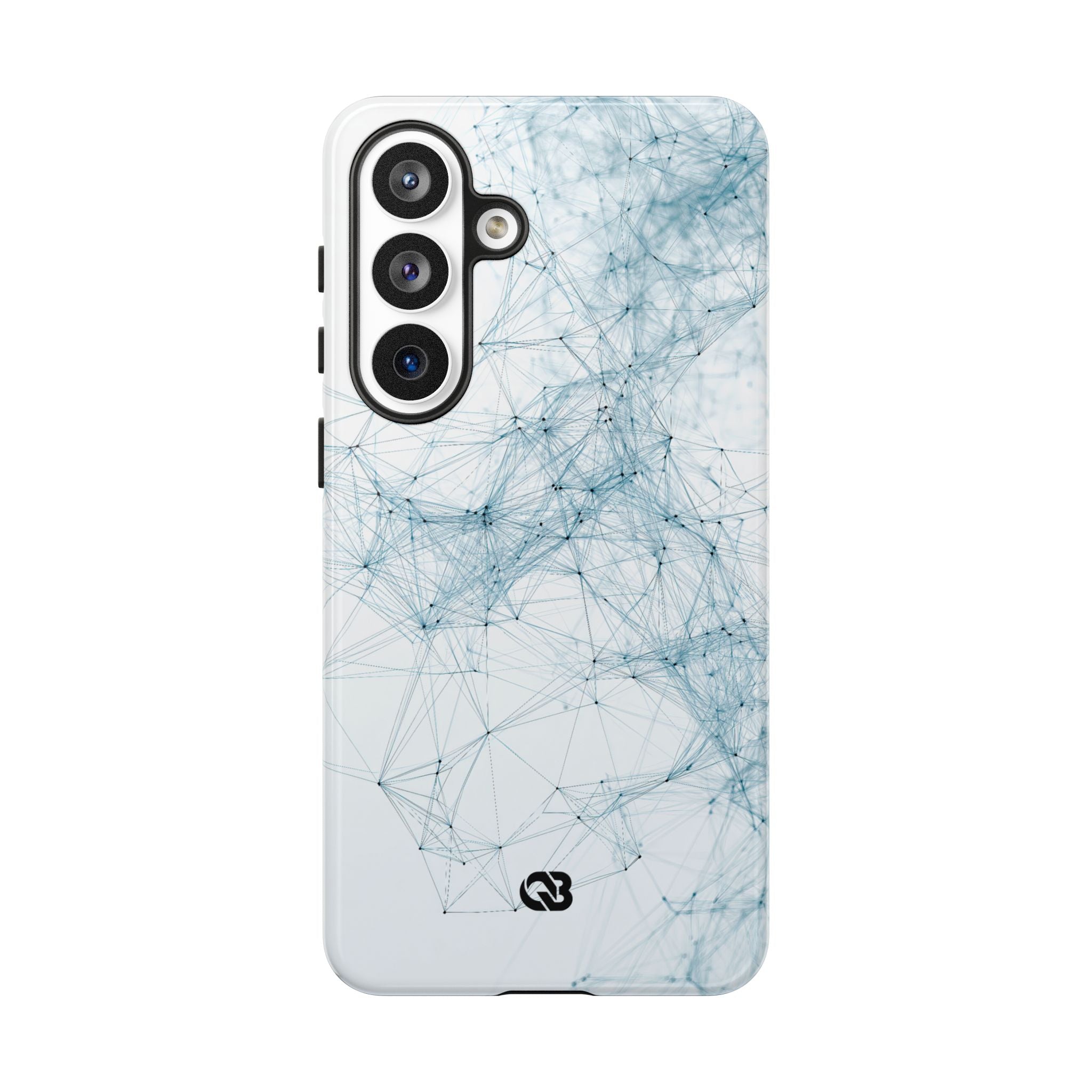 Blue Tough Phone Case for Samsung - Glacial Neural Web