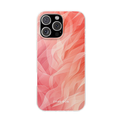 Peach Wave Drift iPhone 16 Pro Max Case - Soft