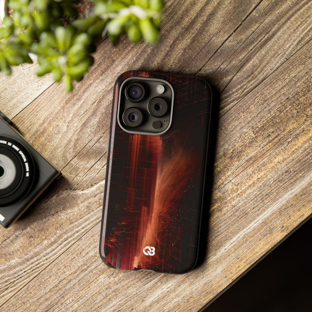 Luminous Monolith · Tough Phone Case for iPhone · Black