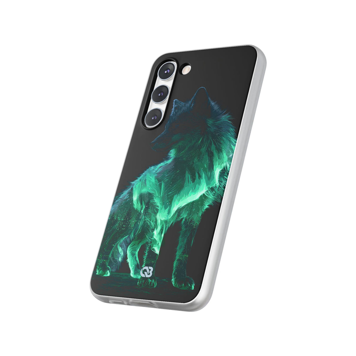 Nordic Aurora Fox · Lite Phone Case for Samsung · Teal