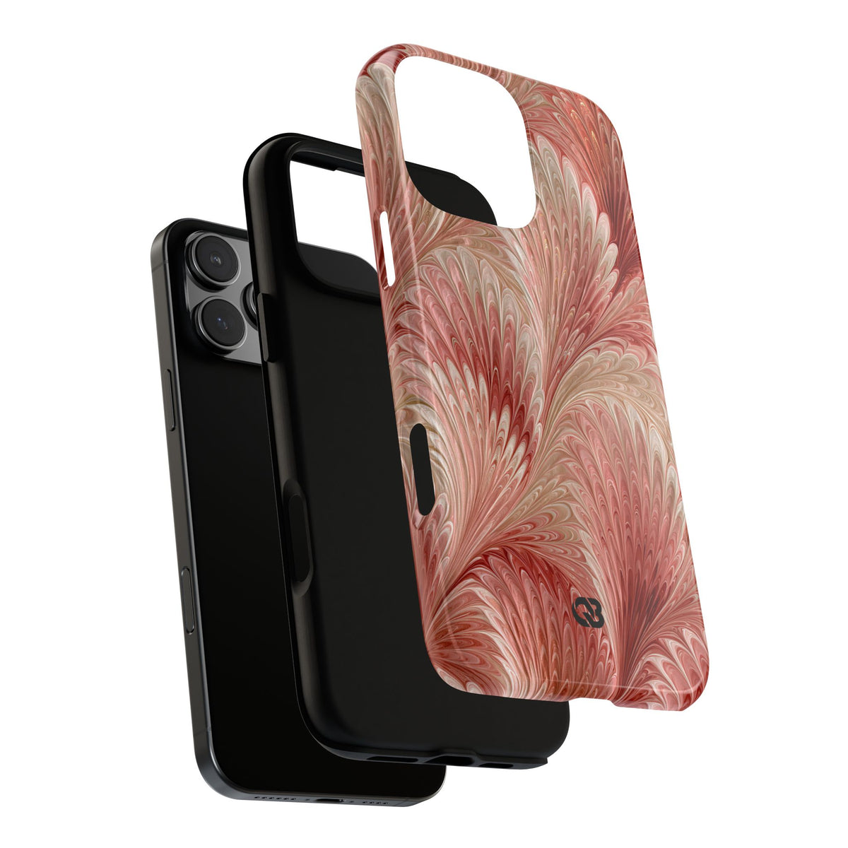 Blush Petal Plume · Tough Phone Case for iPhone · Pink