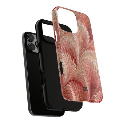 Blush Petal Plume · Tough Phone Case for iPhone · Pink