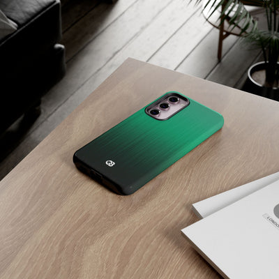Emerald Cascade · Tough Phone Case for Samsung · Green