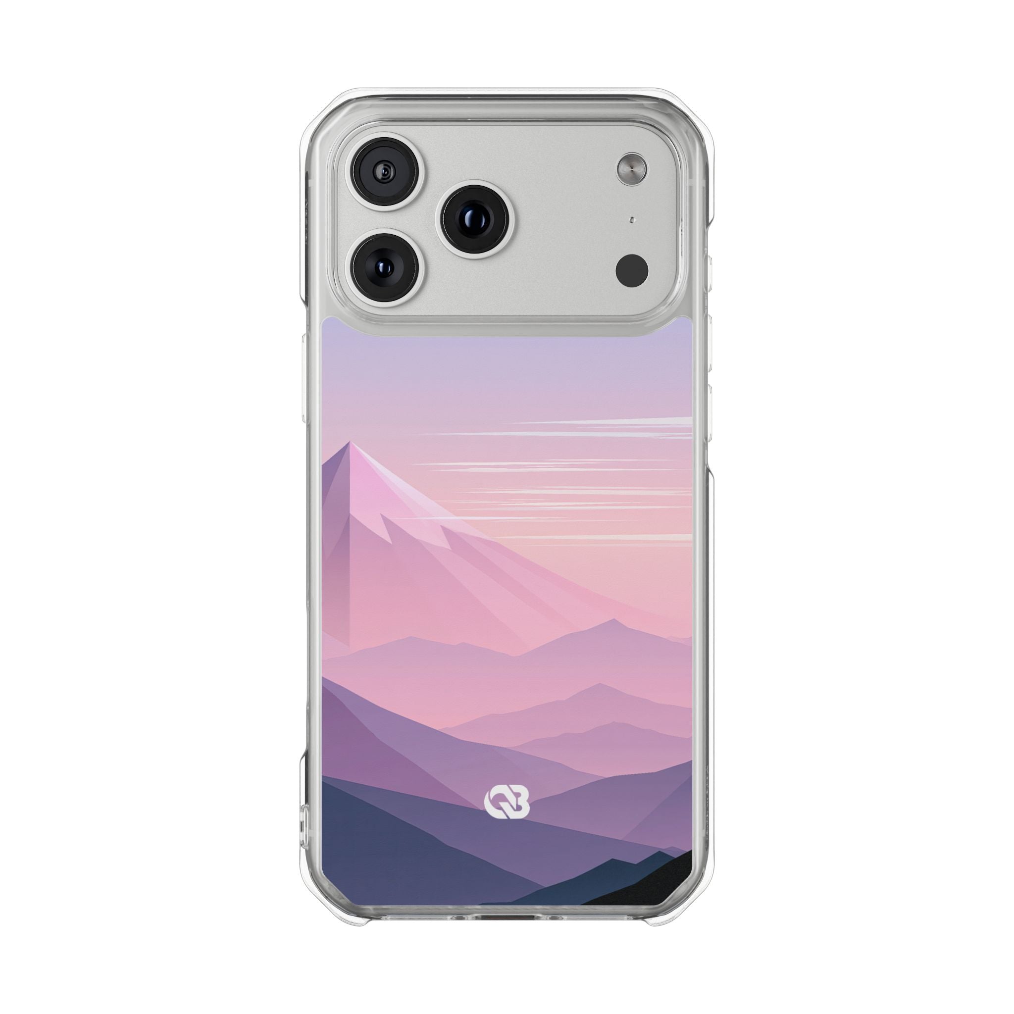 Purple Impact MagSafe Phone Case for iPhone - Lavender Alpine Dawn