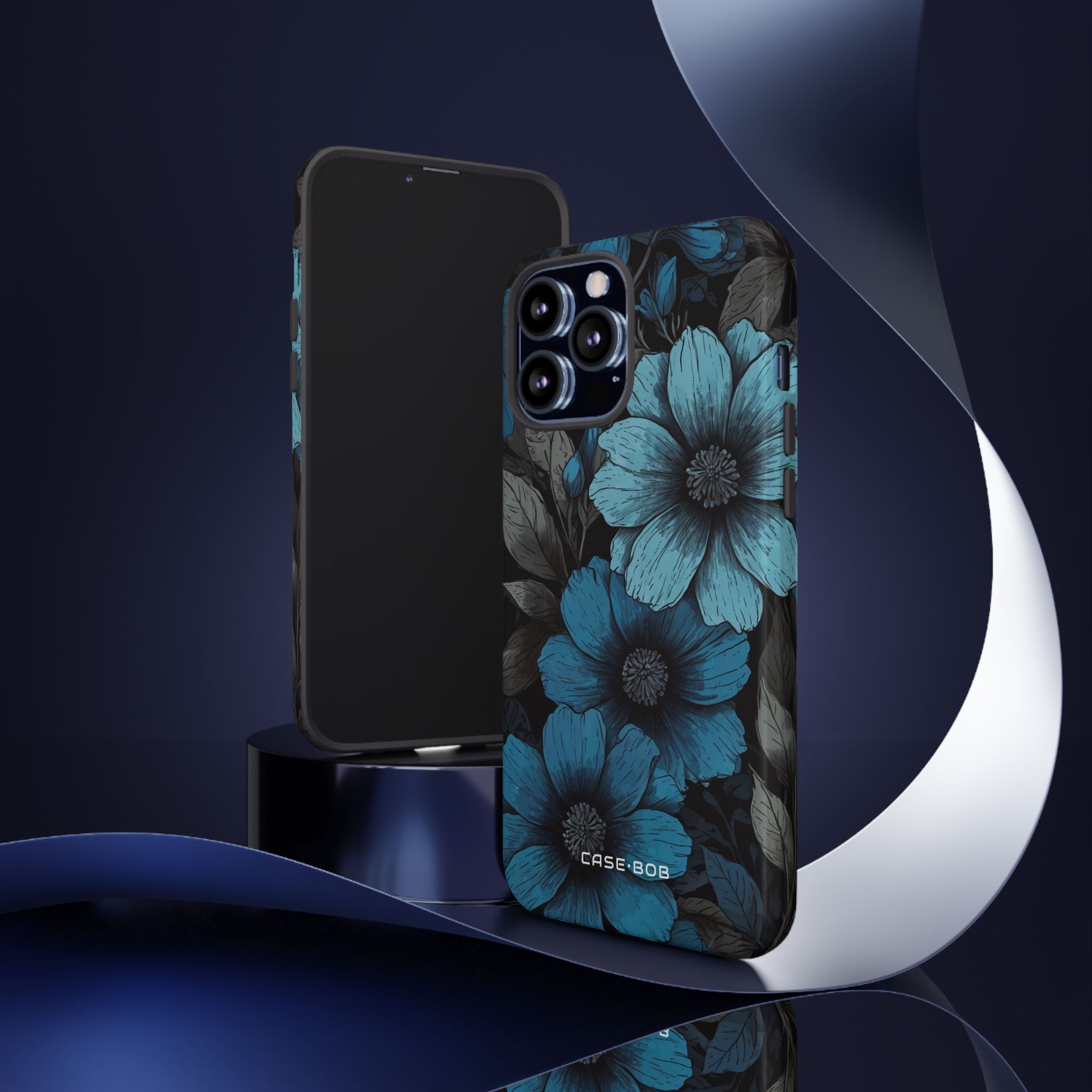 Blue Petal Radiance iPhone 13 Pro Max Case - Tough